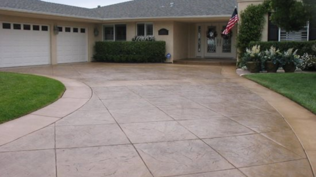 concrete driveway